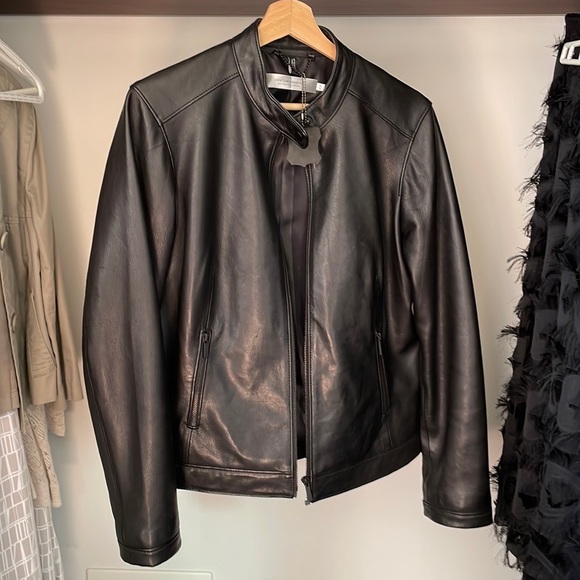 BRAND NEW GENUINE LEATHER JACKET - Picture 1 of 3